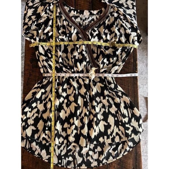 Animal Print Embroidered V-neck Dress by Umgee - Picture 11 of 16